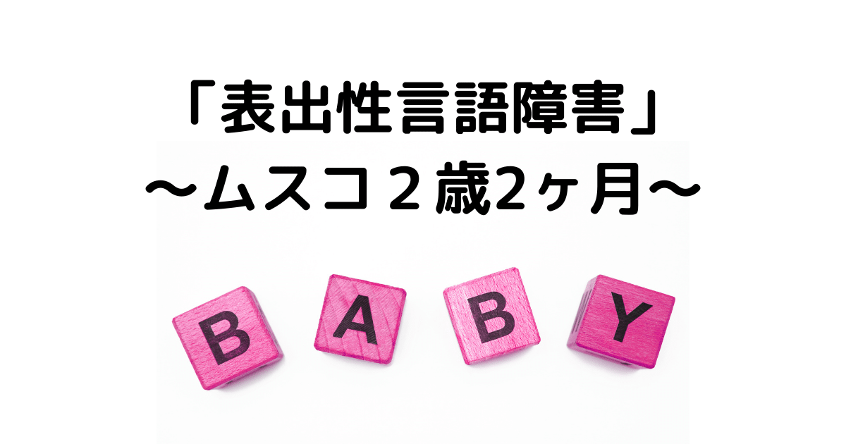 やっぱり語尾の母音しかしゃべらない ２歳１ヶ月 ２ヶ月表出性言語障害ムスコの言葉の記録 女医ママメレンゲさんのひとやすみブログ